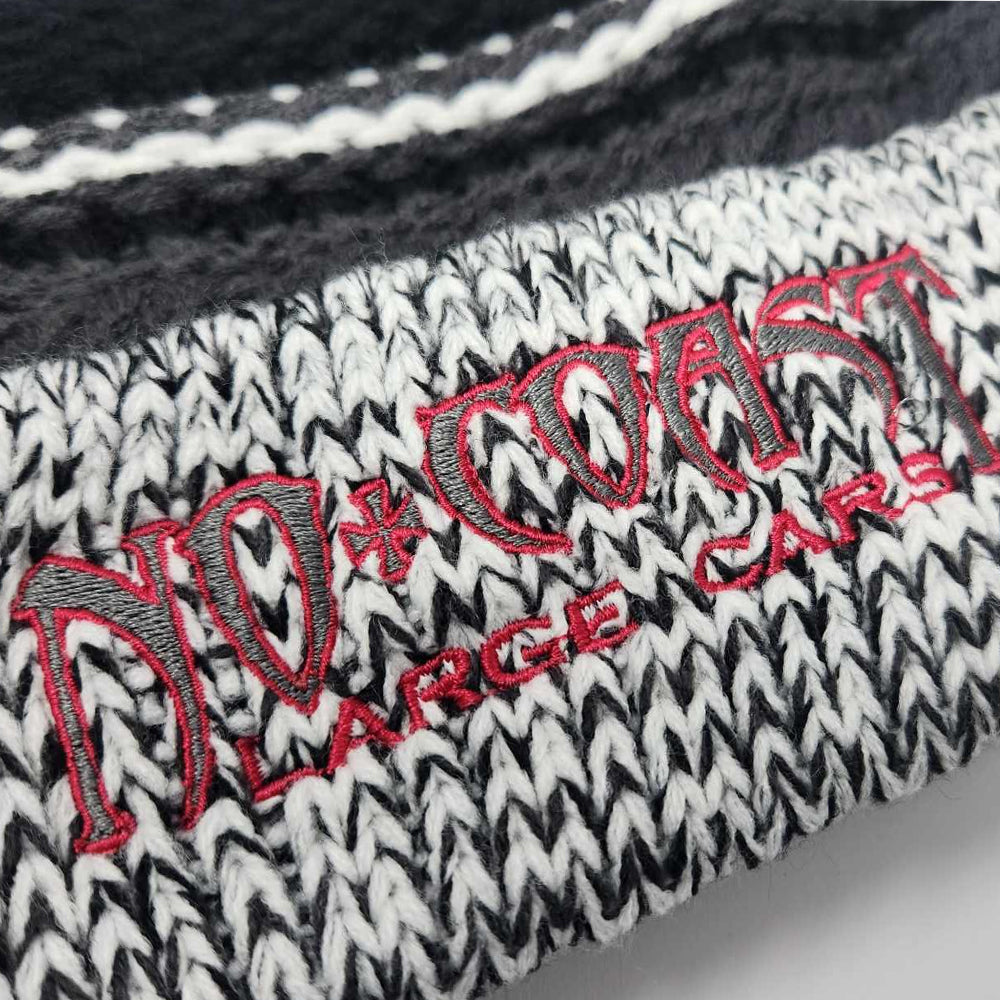 NCLC POM STOCKING HAT - STRIPED