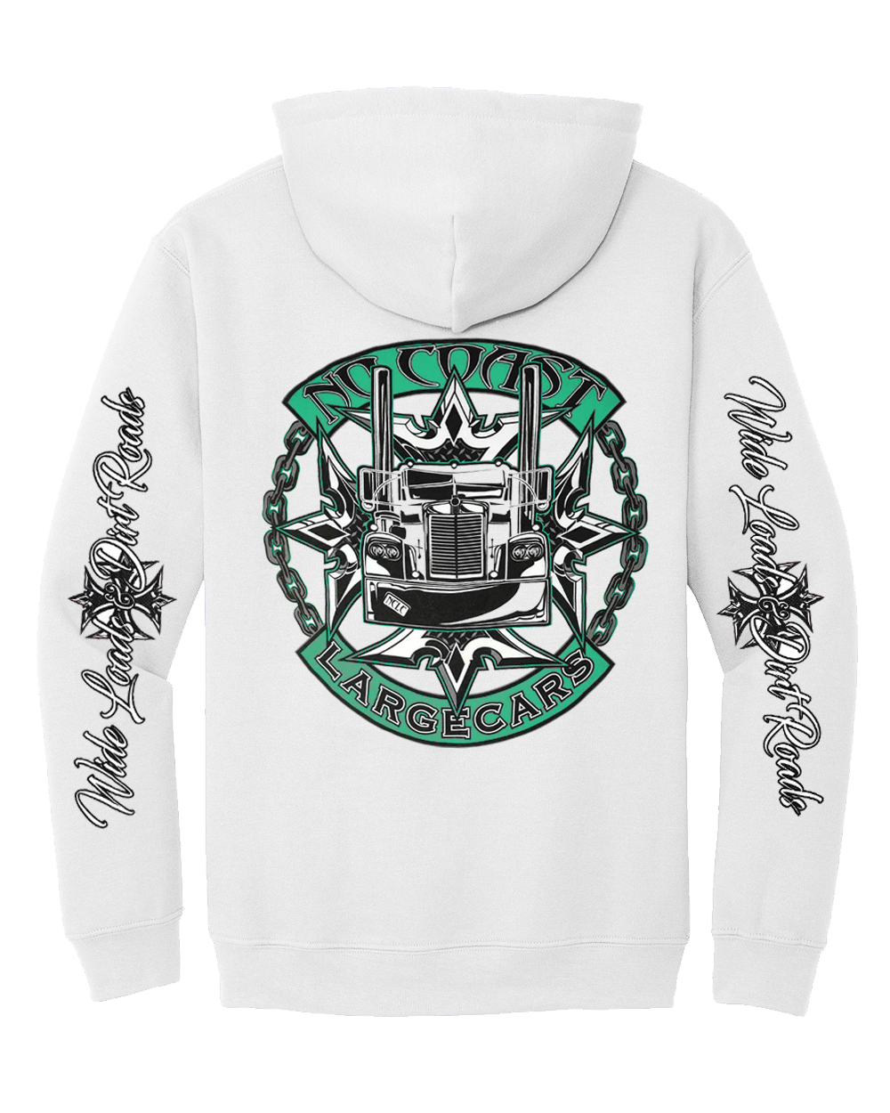 NCLC WHITE CHAIN HOODIE