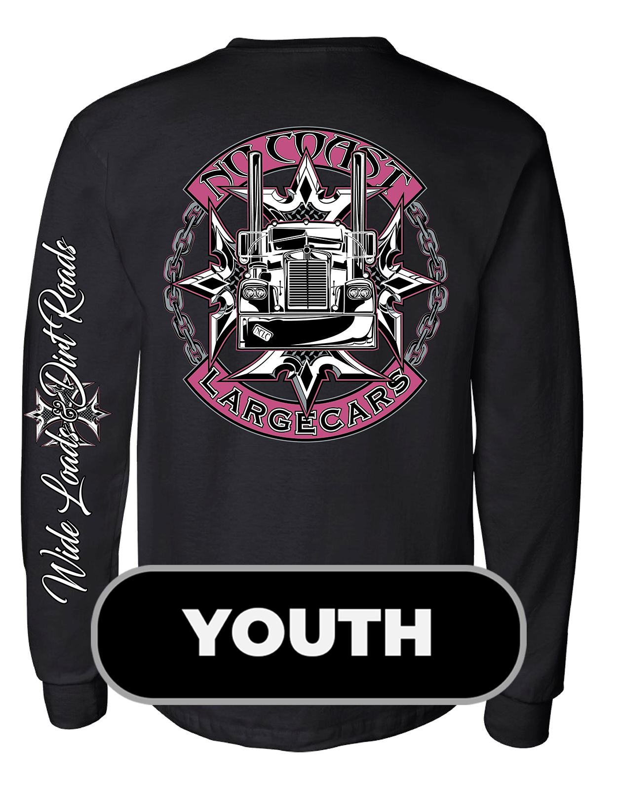 NCLC YOUTH LONG SLEEVE CHAIN TRUCK SHIRT